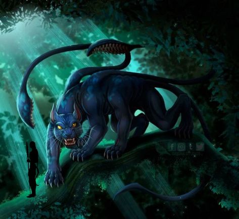 Displacer Beast, Evelynn League Of Legends, Miss Marvel, Avatar Animals, Skyrim Art, Mythical Creatures Fantasy, Beast Creature, Creature Artwork, Pandora Avatar