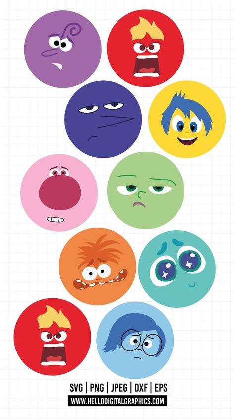 Inside Out Emotions, Inside Out Characters, Emotion Chart, Baby Animal Drawings, Inside Out 2, New Character, Web Graphic Design, Magic Words, School Decorations