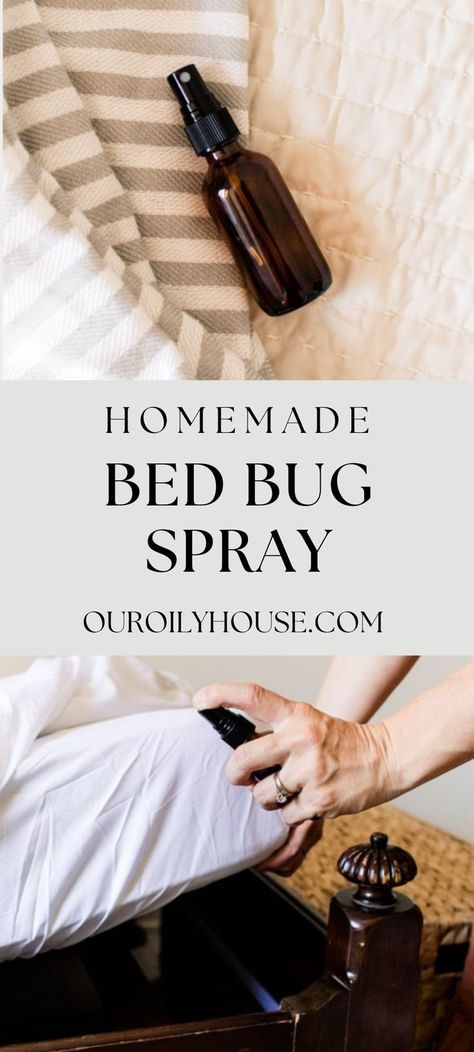 Natural Bed Bug Repellent, Bed Bugs Essential Oils, Essential Oil Bug Repellent, Bed Spray, Essential Oil Bug Spray, Essential Oil Spray Recipes, Bug Repellent Spray, Homemade Beds, Homemade Bug Spray