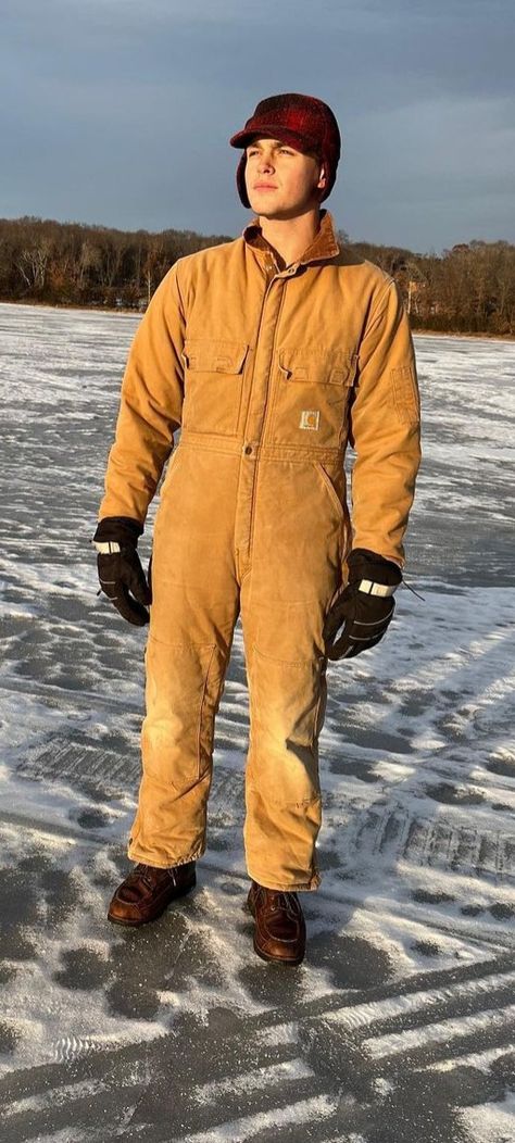 Carhartt Overall, Carhartt Coveralls, Coverall Men, Men In Overalls, Mens Coveralls, Coveralls Mens, Carhartt Overalls, Levis Outfit, Bib Overalls