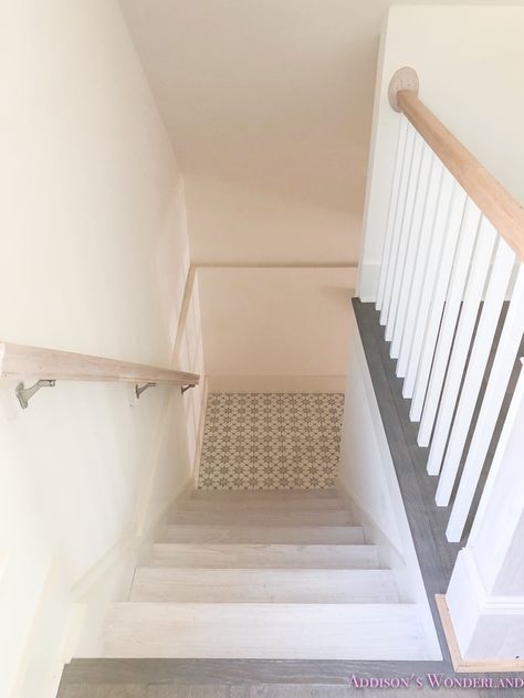 A Peek Inside Our Airbnb Garage Apartment Project… - Addison's Wonderland Finished Room Over Garage Ideas, Room Above Garage Ideas, Above Garage Apartment Interior, Garage Turned Into Living Space, Attic Apartments, Garage Apartment Interior, Apartment Stairs, Garage Suite, Above Garage Apartment