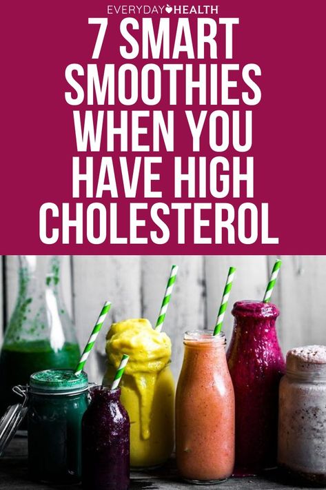 Sip your way to a stronger heart with fruit smoothie recipes from leading nutritionists. Juice To Lower Cholesterol, Heart Healthy Smoothies Recipes, Low Cholesterol Food List, Low Cholesterol Snacks, Heart Healthy Smoothies, Foods To Reduce Cholesterol, Health Juice, Cholesterol Free Recipes, To Lower Cholesterol