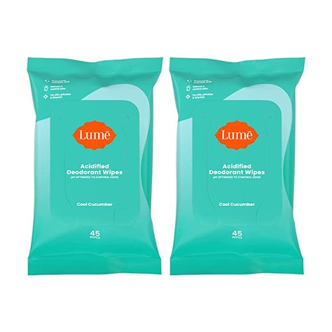 Lume Acidified Deodorant Wipes - 24 Hour Odor Control - Aluminum Free, Baking Soda Free #primeday #amazon #prime #amazonprime Lume Deodorant, Cucumber Scent, Dry Cuticles, Purple Shampoo And Conditioner, Healing Ointment, Mandelic Acid, Cleansing Wipes, Dry Face, Purple Shampoo