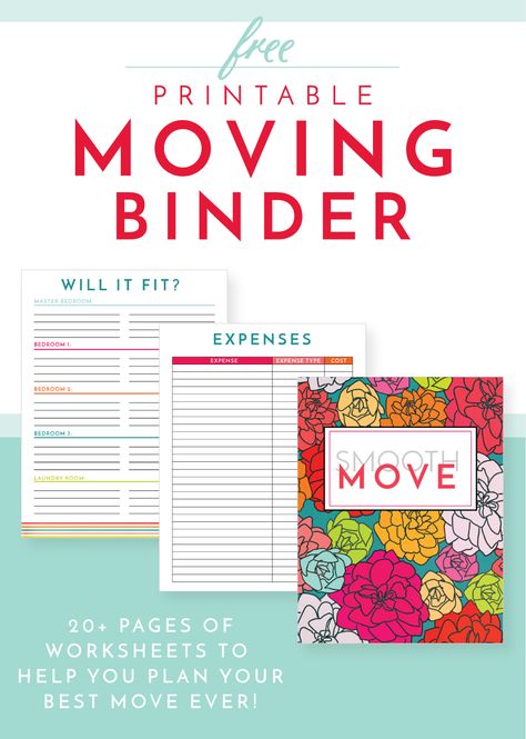 20 printable pages to help you plan, organize, & execute various aspects of your next move! Includes inventories, utility logs, expense trackers, packing lists and more! Great for Military Families during PCS Season. Moving Inventory List Free Printable, Moving Checklist Printable, Paperwork Organization, Moving House Packing, Moving Binder, Moving Printables, Moving List, Moving Timeline, Boxes Printable