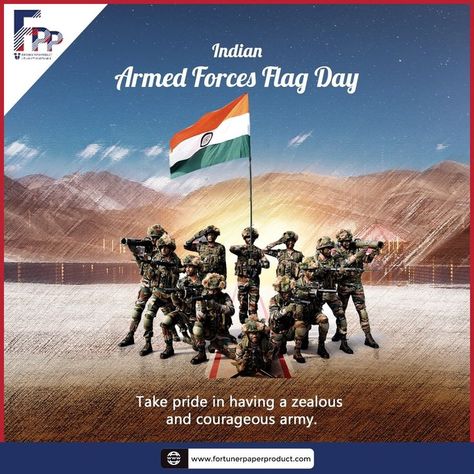 Let us celebrate the occasion of Indian Armed Forces Flag Day by being thankful for our armed forces for everything. Happy Indian Armed Forces Flag Day. Indian Armed Forces Flag Day, Armed Forces Flag Day, Indian Armed Forces, Indian Flag Images, Being Thankful, Flag Day, National Days, Indian Flag, Armed Forces