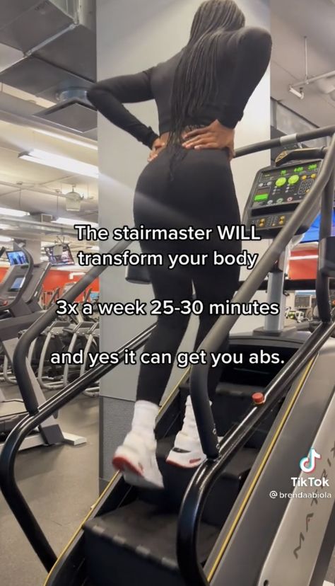 Stair Master Transformation, Stairmaster Workout Before And After, Stair Machine Workout Beginner, Stairs Machine Workout, Gym Machine Workouts For Women Beginners, Stair Master Results, Gym Stomach Workout Machine, Gym Stair Machine Workout, Planet Fitness Machines Workouts