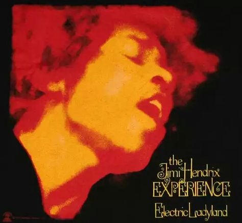 Controversial Covers : He had written to the label describing what he wanted for the cover of Electric Ladyland, but this was ignored and instead they used a blurred red and yellow photo of his head for the cover sold in North America. Jimi Hendrix Album Covers, Jimi Hendrix Album, The Jimi Hendrix Experience, Jimi Hendrix Poster, Electric Ladyland, Classic Rock Albums, Rock Album Covers, Vintage Concert Posters, Jimi Hendrix Experience