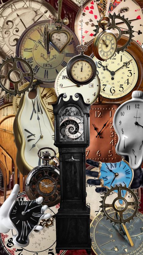 Time Travel Artwork, Concept Of Time Art, Clock Inspired Fashion, Running Out Of Time Art, Fragments Of Time, Time Art Clock, Time Aesthetic Clock, Time Machine Aesthetic, Time Loop Aesthetic