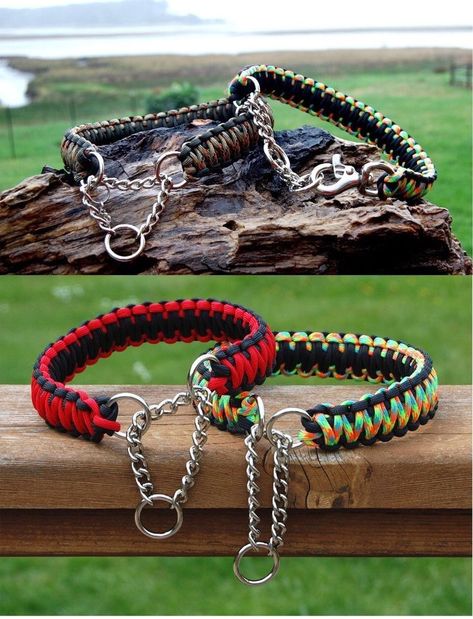 Paracord Collar, Paracord Dog Collar, Diy Dream Catcher, Paracord Dog Leash, Diy Dog Collar, Paracord Dog Collars, Paracord Diy, Collars Diy, Diy Collier