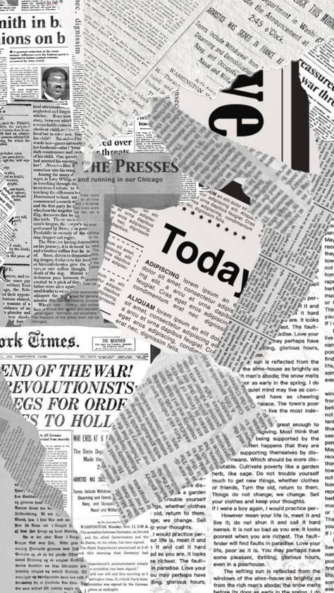 News Paper Background Aesthetic, White Newspaper Aesthetic, Old Newspaper Aesthetic Background, Paper Journal Background, News Paper Collage, Jornal Wallpaper, Newspaper Layout Template, News Paper Aesthetic, News Paper Background