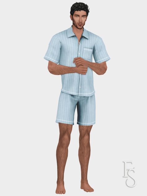 F a r f a l l a ☁️ Sims 4 Mens Outfits, Male Pajamas Sims 4 Cc, Sims 4 Cc Pajamas Men, Sims 4 Male Pajamas, Sims 4 Men Outfit, Men Clothing Sims 4, Sim4 Infant, Sims 4 Outfits Male, Men Clothes Cc Sims 4