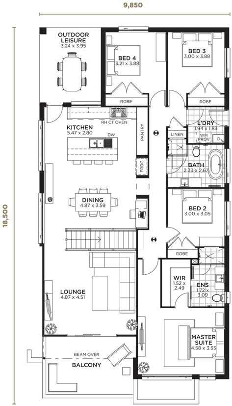 Ashcroft Split Level Home Design | Wisdom Homes Split Level Landing, Split Level House Design Floor Plans, Split Level House Design, Split Level Home Designs, Bi Level Homes, Split Level House Plans, Sloping Lot House Plan, Split Level Home, Plot Of Land