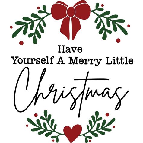 Have Yourself A Merry Little Christmas Merry Christmas Font, Christmas Cricut, Title Font, Christmas Fonts, Merry Christmas To You, New Year Holidays, Santa Letter, Merry Little Christmas, Holiday Projects