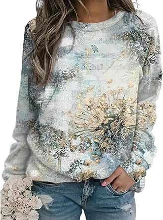 Sweatshirts Online, Casual Tops For Women, Women Hoodies Sweatshirts, Pullover Sweatshirts, Casual Fall, Casual Sweatshirt, Casual Tops, Hoodie Fashion, Women Long Sleeve