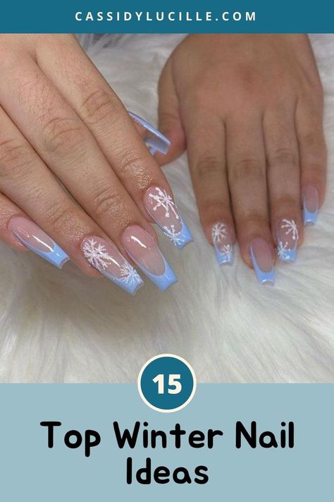 Want to nail your winter look? Check out these top winter nail ideas that will take your cold-weather style to the next level. From winter nail designs inspired by freshly fallen snow to unique snowflake patterns, these nail ideas for winter will give you the perfect winter wonderland nails for the holiday season. Tap now for the most gorgeous winter nails for the 2023 holidays! Nail Decoration Ideas, Winter Wonderland Nails, Wonderland Nails, Penguin Nails, Christmas Nail Designs Easy, Blue Christmas Nails, Snowflake Nail Design, Winter Nail Ideas, Snow Nails