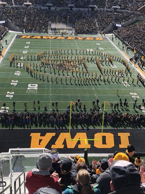 University of Iowa's Marching Band Romanticizing College, Kinnick Stadium, Iowa University, Iowa Hawkeye Football, Life Plans, College Vision Board, Slide Deck, University Of Iowa, Caitlin Clark