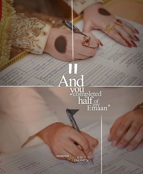 Nikah Captions For Instagram, Nikah Aesthetic, Nikah Quotes, Nikah Ideas, Wedding Captions, Islam Marriage, Bride Photos Poses, Love Quotes For Wedding, Cute Quotes For Him