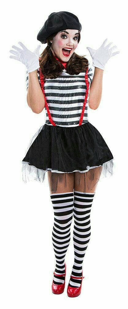 Mime Costume, Halloween Costumes Scarecrow, Couple Ideas, Diy Kostüm, Circus Costume, Halloween Costume Contest, Easy Costumes, Clown Costume, Costume Themes