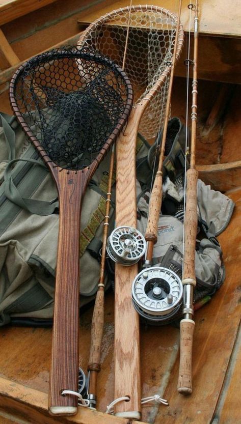 Here’s What Guys Are Pinning on Pinterest (32 Photos) - Suburban Men Fly Fishing Net, Canoe Fishing, Trout Fishing Tips, Elk Antler, Fly Fishing Tips, Fly Fishing Gear, Elk Antlers, Fishing Gift, Fishing Nets