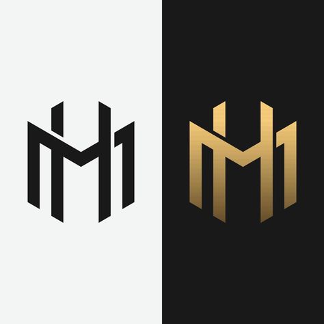 Hm Monogram Logo, H M Logo Design, M H Logo Design, Hm Logo Design Ideas, H And M Logo, Hm Logo Design, Mh Logo Design, Mh Monogram, Couple Monogram Design