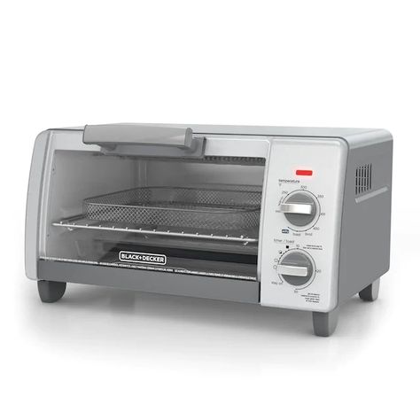 BLACK+DECKER™ Crisp 'N Bake Air Fry 4-Slice Toaster Oven 4 Slice Toaster, Convection Toaster Oven, Countertop Oven, Frozen Snack, Black And Decker, Best Air Fryers, Stainless Steel Oven, Keep Food Warm, Cooking Appliances