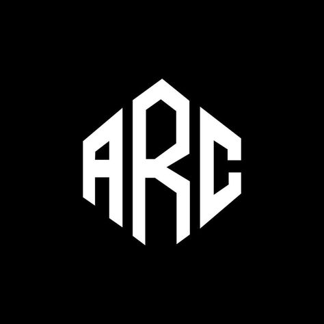 ARC letter logo design with polygon shape. ARC polygon and cube shape logo design. ARC hexagon vector logo template white and black colors. ARC monogram, business and real estate logo. Shape Logo Design, Hexagon Vector, Hexagon Logo, Shape Logo, Football Shirt Designs, Monogram Business, Cube Shape, Apple Logo Wallpaper, Estate Logo