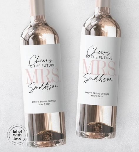 Bridal Shower Wine Labels, Bachelorette Bottle Labels, Bachelorette Wine Labels, Customized Wine Bottles, Wedding Wine Labels Ideas, Wine Labels Design, Bachelorette Wine Bottle Labels, Bridal Shower Wine Bottle Labels, Personalized Wine Bottles Wedding