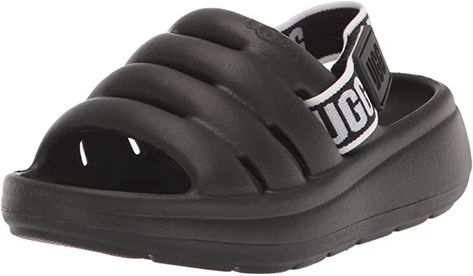 Amazon.com | UGG Unisex-Child Sport Yeah Sandal | Sandals Amsterdam Fashion, Kids Uggs, Sport Sandals, Kids Sports, Ugg Australia, Toddler Sizes, Slide Sandals, Fashion Handbags, Black Sandals