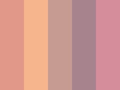 Warm Color Pallet, Warm Colors Palette, Golden Hour Color Palette, Warm Color Palettes, Color Palette Warm, Flat Color Palette, Warm Color Palette, Sunrise Yoga, Color Design Inspiration