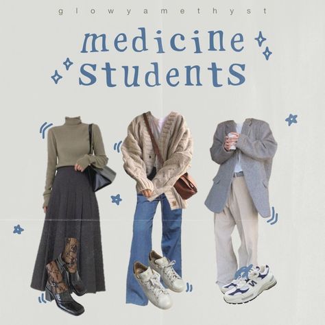 Neuroscience Student Aesthetic, Music Student Outfit, Science Student Outfit, Medical Student Outfit, Aufits Aesthetic, Student Outfit, Clothes Board, Medicine Student, Music Student