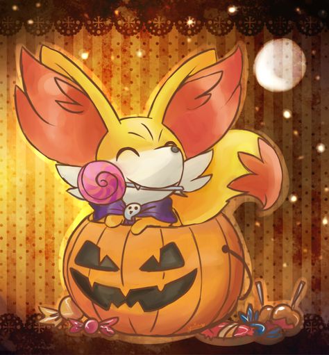 Fox Pokemon, Pokemon Club, Happy Pokemon, Fennekin Evolution, Pokémon Artwork, Drawing Halloween, Starter Pokemon, Fire Pokemon, Gijinka Pokemon