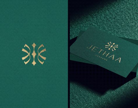 Jethaa on Behance Green Gold Packaging, Logo With Long Name, Branding Design Logo Luxury, Elegant Logo Design Branding, Luxury Design Graphic, A Beauty Logo, W Logo Design, Cool Logo Design, Elegant Logos