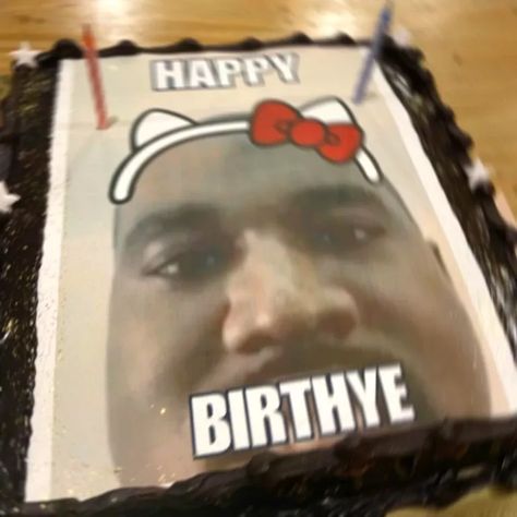 kanye West birthday cake -  #birthday #cake #kanye #West Birthday Memes Cute, Kanye Party Theme, Kanye West Birthday Party, Funny Birthday Edits, No Money Birthday Ideas, Birthday Cake Meme Funny, Kanye West Themed Party, Kanye West Birthday Party Theme, Kanye West Birthday Cake