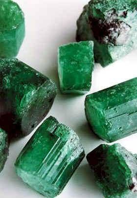 Emeralds are gem-quality beryls which are green to blue-green Green Inspiration, Green To Blue, Types Of Crystals, Colombian Emeralds, Minerals And Gemstones, Rocks And Gems, Emerald Gemstone, Gems And Minerals, Sapphire Gemstone