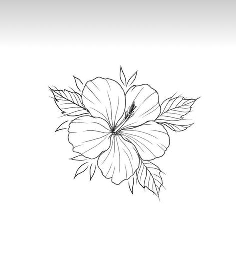 Hibiscus Flower Stencil, Chinese Hibiscus Tattoo, Hibiscus Tattoo Stencil, Puerto Rico Flower Tattoo, Fine Line Hibiscus Tattoo, Hawaiian Hibiscus Tattoo, Hibiscus Flower Tattoo Design, Hibiscus Tattoo Design, Holiday Tattoo Ideas