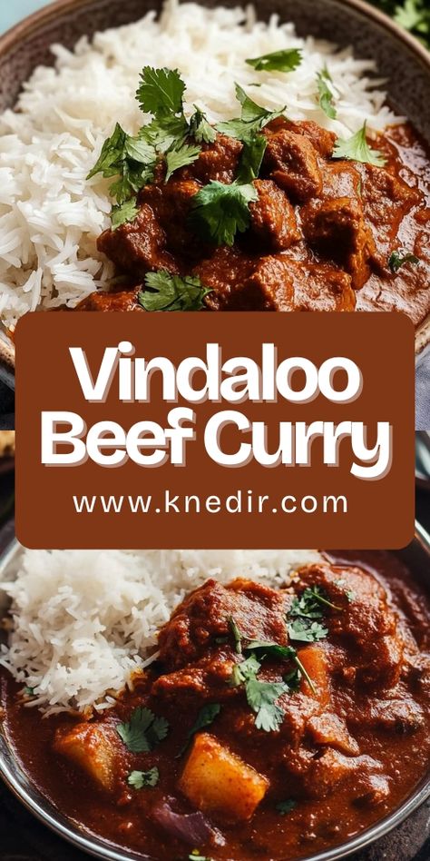 Vindaloo Beef Curry is a bold and spicy dish packed with robust Indian flavors and tender beef! 🍛🌶️ This rich, slow-cooked curry is perfect for those who love heat and crave authentic Indian cuisine. Serve with rice or naan for a flavorful and satisfying meal.

📌 Pin this recipe to make a flavorful and spicy vindaloo beef curry for your next dinner!
#VindalooBeef #IndianCurry #SpicyFood #ComfortFood #SlowCookedMeals #BoldFlavors Crockpot Beef Vindaloo, Slow Cooker Beef Vindaloo, Beef Vindaloo Recipe Slow Cooker, Crockpot Beef Curry, Indian Beef Stew, Beef Curry Recipe Indian, Beef Curry Slow Cooker, Beef Vindaloo Recipe, African Curry