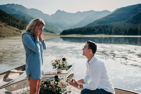 Mountain Lake Wedding, Mountain Proposal, Lake Side, Mountain Wedding Venues, Outdoor Couple, Romantic Proposal, Perfect Proposal, Outdoor Engagement, Colorado Wedding Venues