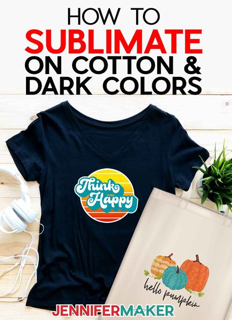 How to Sublimate on Cotton and Dark Colors with 5+ techniques Sublimation For Tshirts, Grey Tshirt Design Ideas, How To Sublimate On Black Shirt, Sublimation On Dark Colors, How To Sublimate On Dark Shirts, Sublimation On Colored Shirts, Dye Sublimation Printing, Sublimation On Black Shirts, How To Sublimate On Cotton