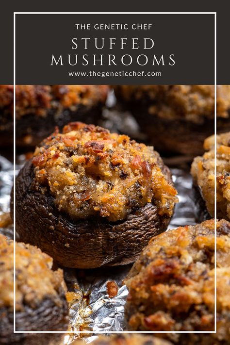 Classic Stuffed Mushrooms, Hearty Appetizers, Easy Stuffed Mushroom Recipe, Stuffed Mushrooms Easy, Mushroom Appetizers, Stuffed Mushroom, Just Eat It, Perfect Appetizers, Mushroom Recipes