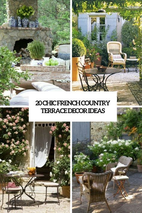 French Country Backyard, French Country Garden Patio, French Backyard, French Country Patio, Cottage Garden Patio, Country Backyards, French Courtyard, French Garden Decor, Cottage Patio