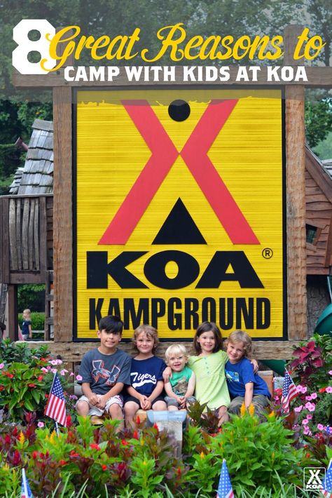 8 Great Reasons to Camp with Kids at KOA Fun Camping Games, Campground Activities, Fun Family Games, Koa Camping, Koa Campgrounds, Camping Activities For Kids, Rv Trip, Extreme Adventure, Games Activities