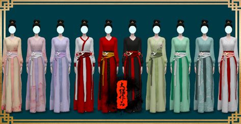 DA-MAO SIMS are creating SIMS4CC | Patreon Sims 4 Culture Cc, Sims 4 Chinese Cc Maxis Match, Sims 4 Traditional Chinese Cc, Sims 4 Chinese Clothes, Sims 4 Hanfu, Sims4cc Patreon, Sims 4 Chinese Cc, Ts4 Medieval, Mulan Dress