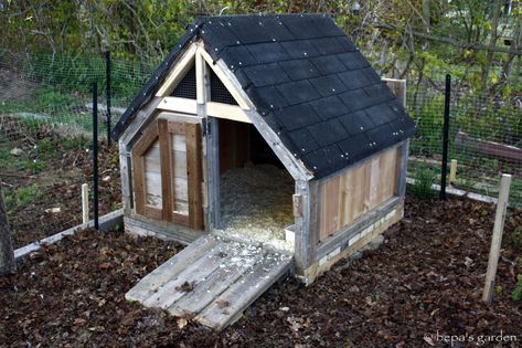 After many, many, ... many months, the duck house is finally finished!   I had originally planned on having it built it before last ... Diy Duck House, Duck Coop Ideas, Duck House Diy, Duck House Plans, Homesteading Diy Projects, Backyard Ducks, Duck Coop, Homesteading Diy, Coop Ideas