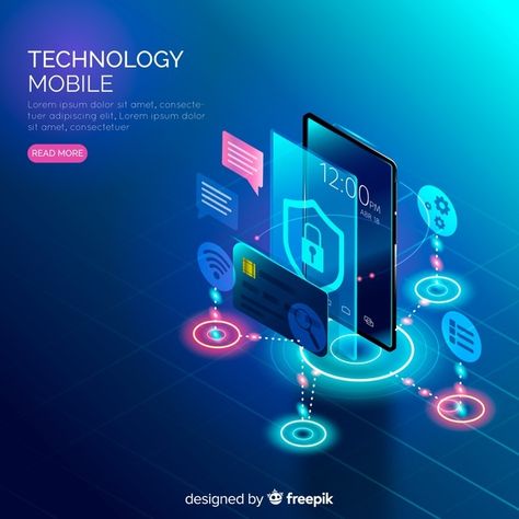 Technology background Free Vector | Free Vector #Freepik #freevector #background #technology #template #mobile Technology Graphic Design, Technology Design Graphic, Technology Template, Background Technology, Technology Posters, Technology Hacks, Vector Technology, Internet Safety, Computer Security