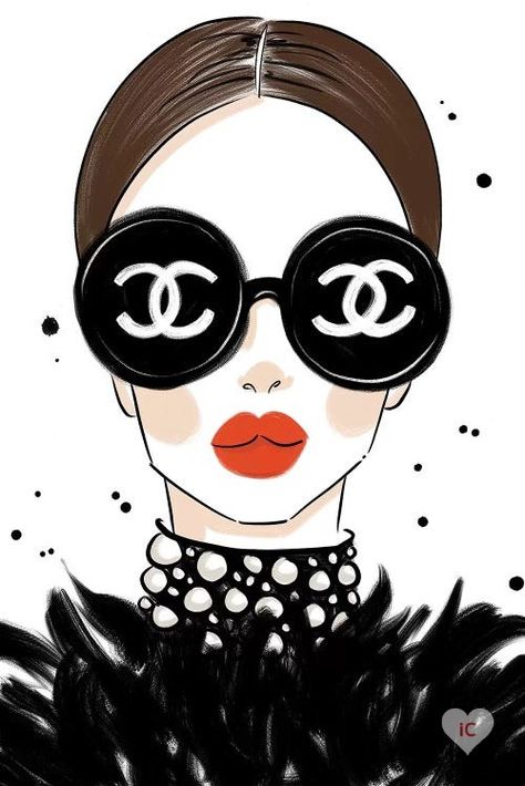 Fashion and beauty illustrations of runway looks and favorite brands. Click-thru to see more art by La femme Jojo and to shop their prints in a variety of sizes and frame styles. 

Art Prints Featured: 1) Chanel Sunglasses, 2) Chanel Necklace, 3) Butterfly Heel, & 4) Press for Chanel. 

#art #canvasart #artshop #icanvas #lafemmejojo #fashion #beauty #fashionart #beautyart #illustrations #runwayfashion #sunglasses Chanel Wallpapers, Chanel Wall Art, Chanel Art, Fashion Art Prints, 수채화 그림, Fashion Wallpaper, Chanel Sunglasses, Fashion Wall Art, Dessin Adorable