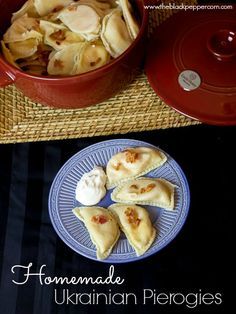 Pierogies Homemade, Homemade Pierogies, Pierogi Recipe, French Recipes, Ukrainian Recipes, Wontons, Pasta Dough, European Food, Russian Recipes