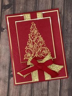 Stampin Up Snow Swirled, Stampin Up Christmas Cards 2019-2020, Winter Cards Handmade, Christmas Card Layouts, Elegant Christmas Cards, Decorative Trees, Stamped Christmas Cards, Simple Christmas Cards, Xmas 2024