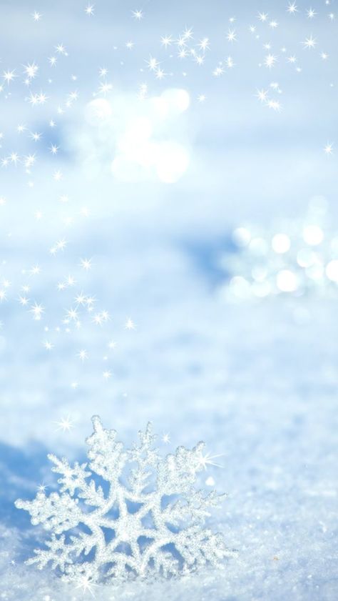 Winter Iphone Wallpaper, Winter Wonderland Background, Aesthetic Christmas Wallpaper, Snowflake Pictures, Snowflake Wallpaper, Winter Iphone, Iphone Wallpaper Winter, Best Aesthetic, Beautiful Snow