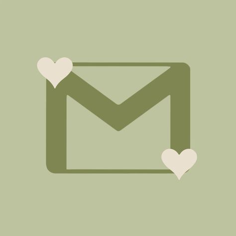 Gmail App Icon, Gmail Icon, Beige Heart, Widgetsmith Aesthetic, Aesthetic Ios, Background Photos, Galaxy Samsung, Ios App Icon Design, Iphone Photo App