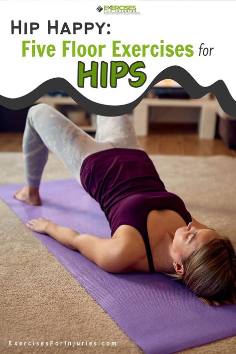 Unlock hip happiness with these floor exercises! Dive into a routine designed to boost flexibility and strength. Your journey to happy, healthy hips begins here. 🕺💖 #HipFlexibility #ExerciseForWellbeing" Exercise For Hip Strength, Hip And Glute Strengthening, How To Realign Hips, How To Strengthen Hips, Side Hip Exercises For Women, Exercises To Strengthen Hips, Tight Hips Exercises, Realign Hips, Hip Strengthening Exercises For Women